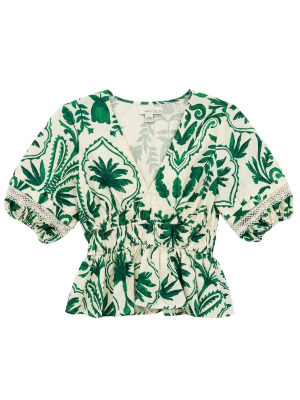 Band of The Free Floral Smocked Top